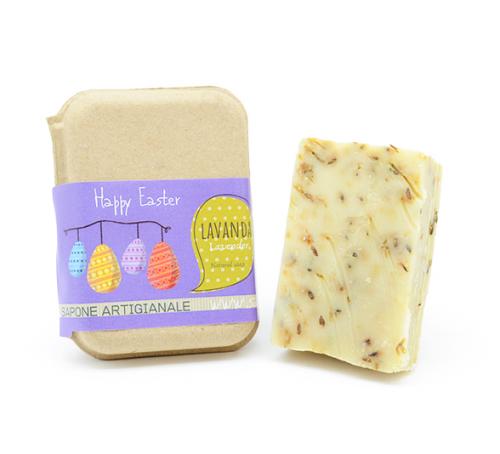 IDÉE CADEAU DE PÂQUES : SAVON À LA LAVANDE EN CARTON RECYCLÉ