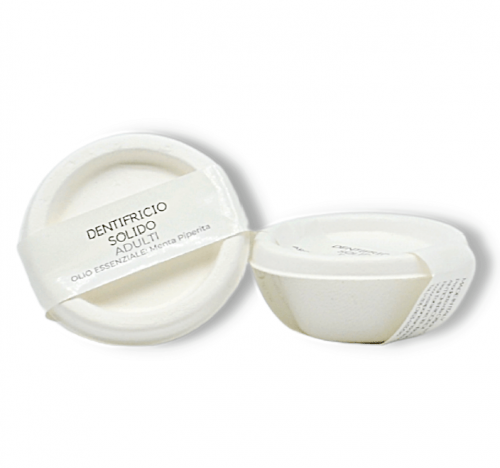 DENTIFRICE SOLIDE À LA MENTHE POIVRÉE - GLI SFUSELLI® - 40G