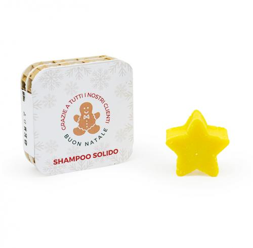 Shampoing solide au poinsettia, au thé noir et à la bergamote