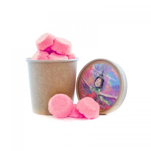 MINI BATH BOMBS ALLA FRAGOLINA DI BOSCO
