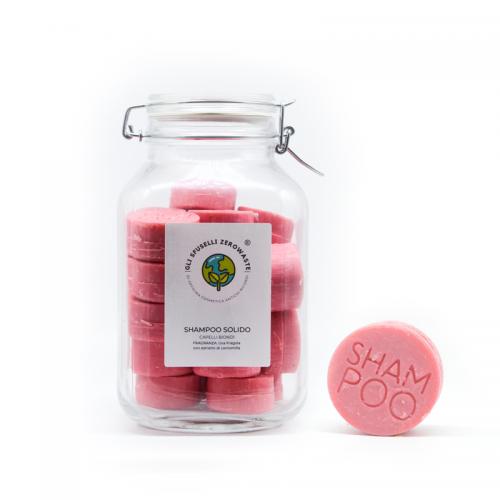 EXPO Gli Sfuselli® - SHAMPOING SOLIDE POUR CHEVEUX BLONDS AU RAISIN ET À LA FRAISE