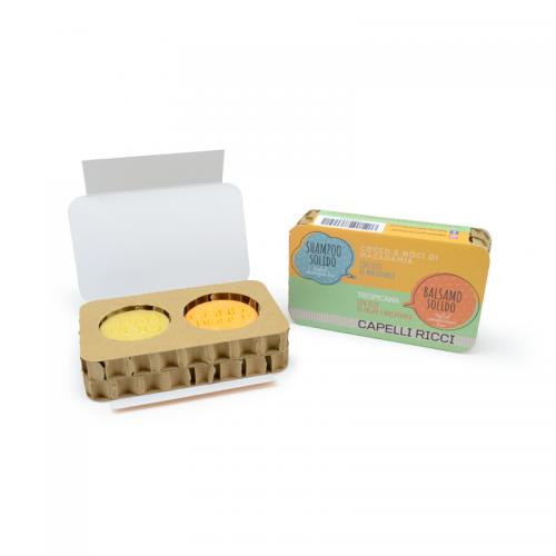 COMBO PACK SHAMPOO E BALSAMO SOLIDI PER CAPELLI RICCI