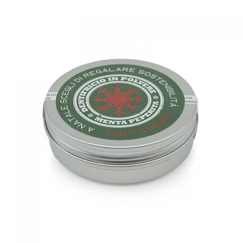 CONFEZIONE NATALIZIA: DENTIFRICIO IN POLVERE ALLA MENTA PIPERITA - 100ML