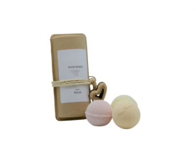 RELAXING BATH BOMB GIFT PACK FOR VALENTINE'S DAY