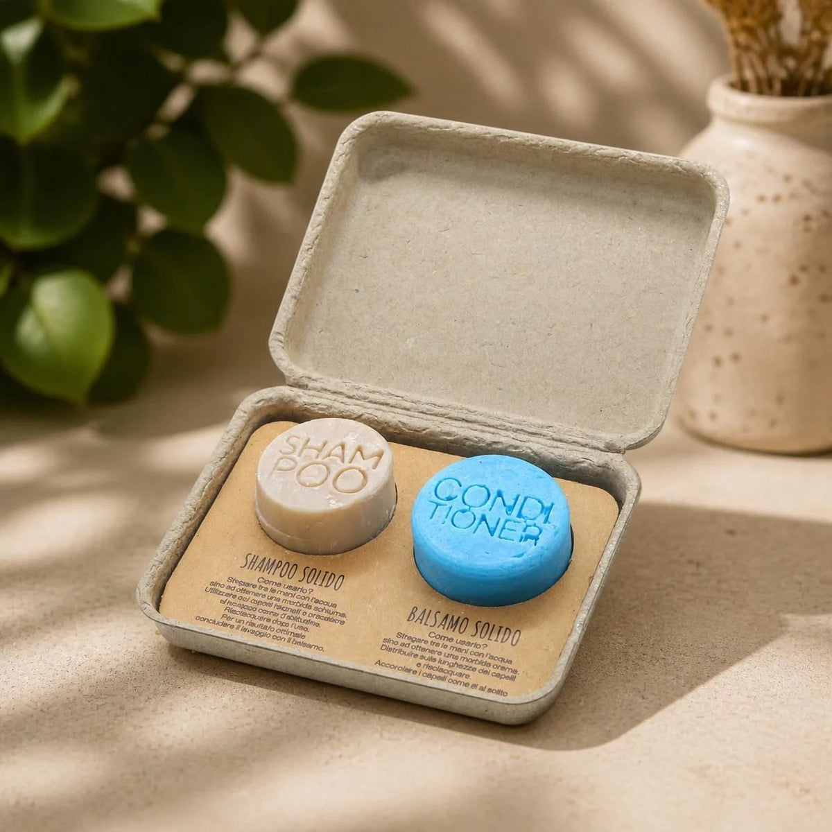 Pack Combo Shampoing et Après-shampoing Solides pour Cheveux Africains