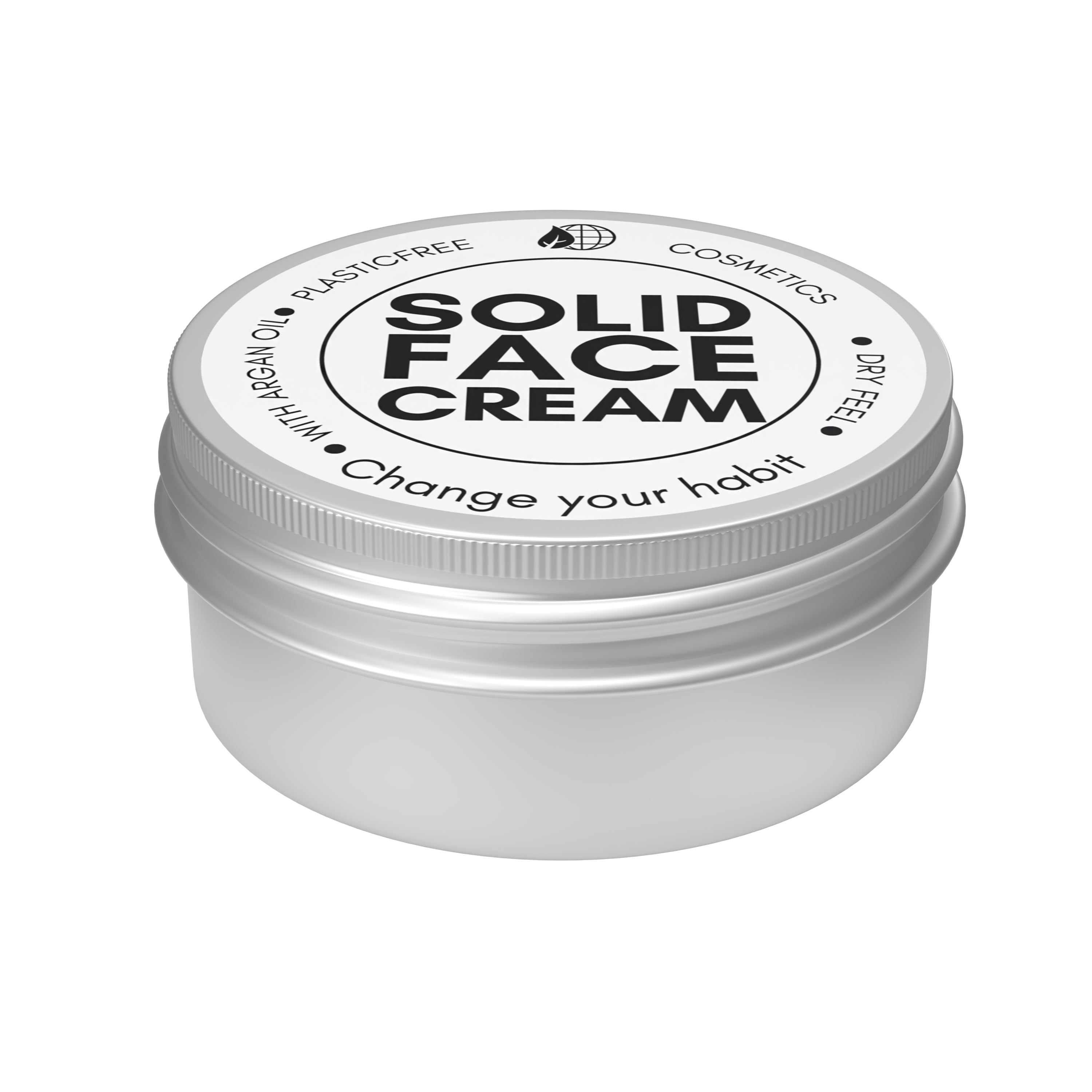 CREMA VISO SOLIDA ALL'OLIO DI ARGAN - 30 g.