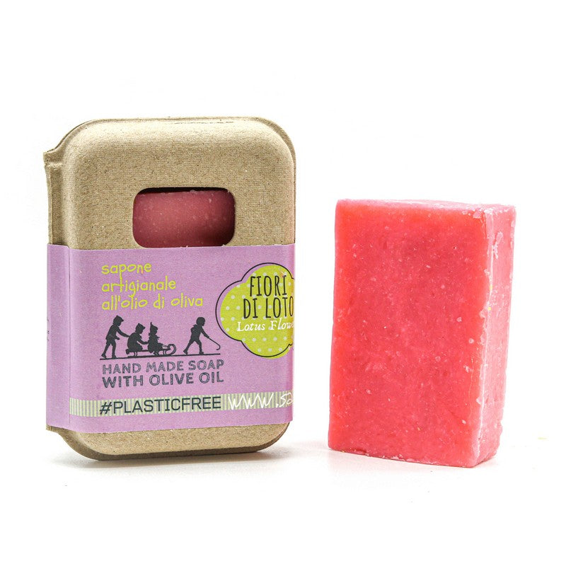 EMBALLAGE DE SAVON À LA FLEUR DE LOTUS EN CARTON RECYCLÉ