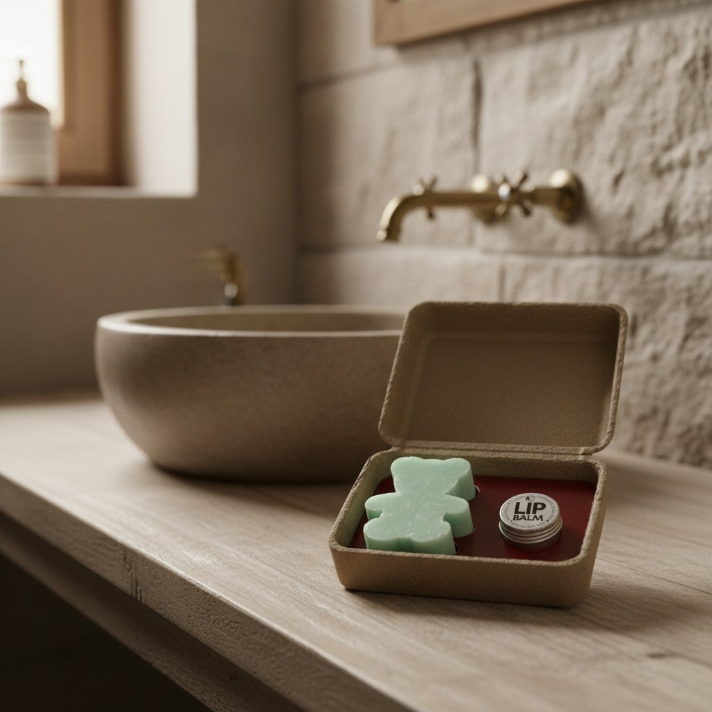 VALENTINE'S DAY GIFT: LIP BALM AND SOAP BEAR