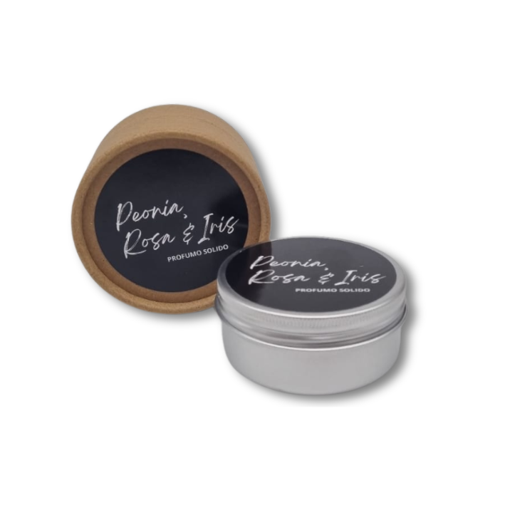 PARFUM SOLIDE PIVOINE, ROSE ET IRIS - 50 ml