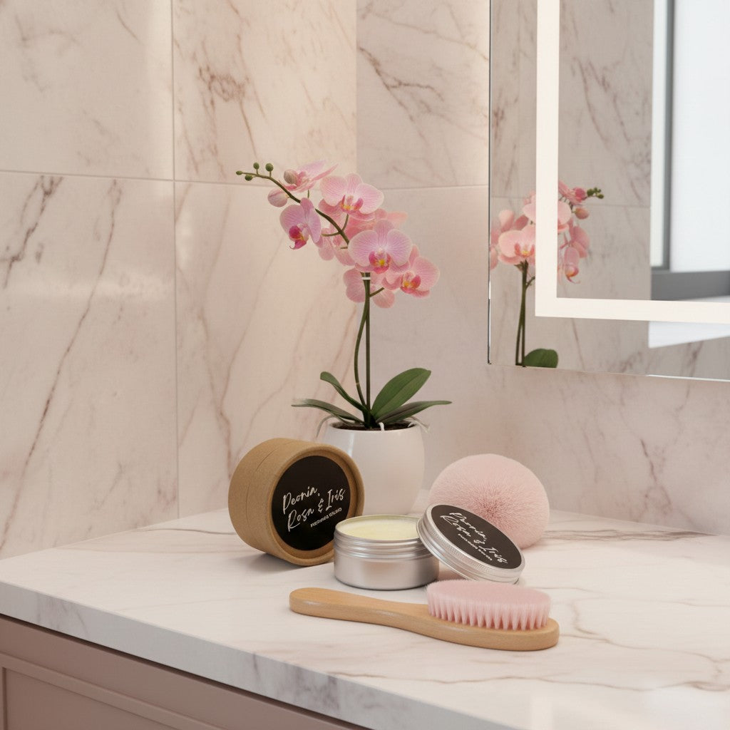 PARFUM SOLIDE PIVOINE, ROSE ET IRIS - 50 ml