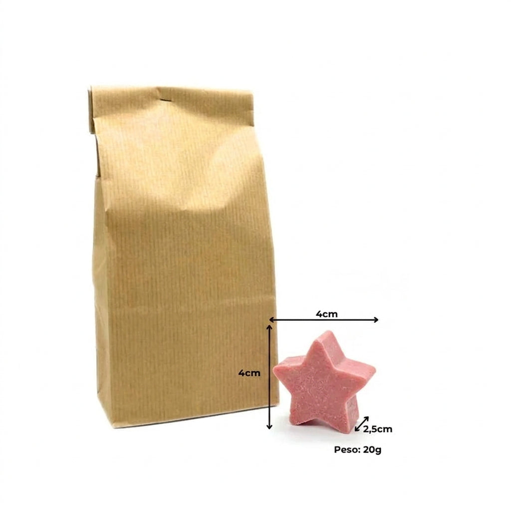 15 BLACK TEA AND BERGAMOT SOAPS – SMALL PINE AND STAR SHAPES