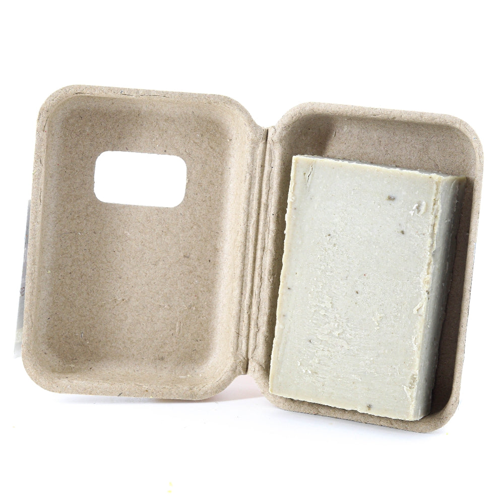 EMBALLAGE DE SAVON À L'ARGILE EN CARTON RECYCLÉ