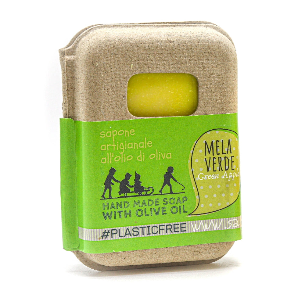 SAPONE MELA VERDE PACKAGING IN CARTONE RICICLATO