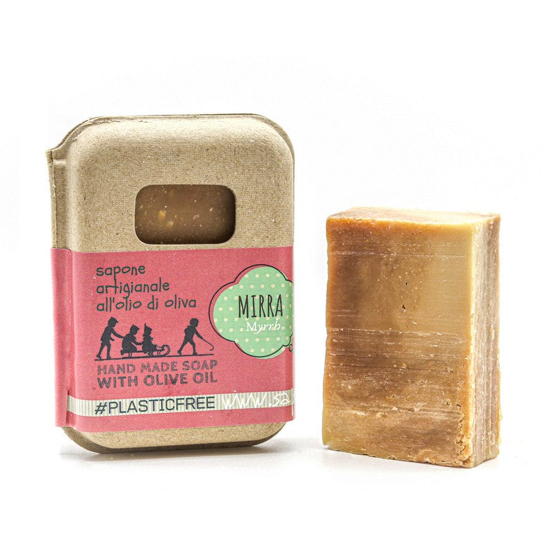 Emballage de savon à la myrrhe en carton recyclé