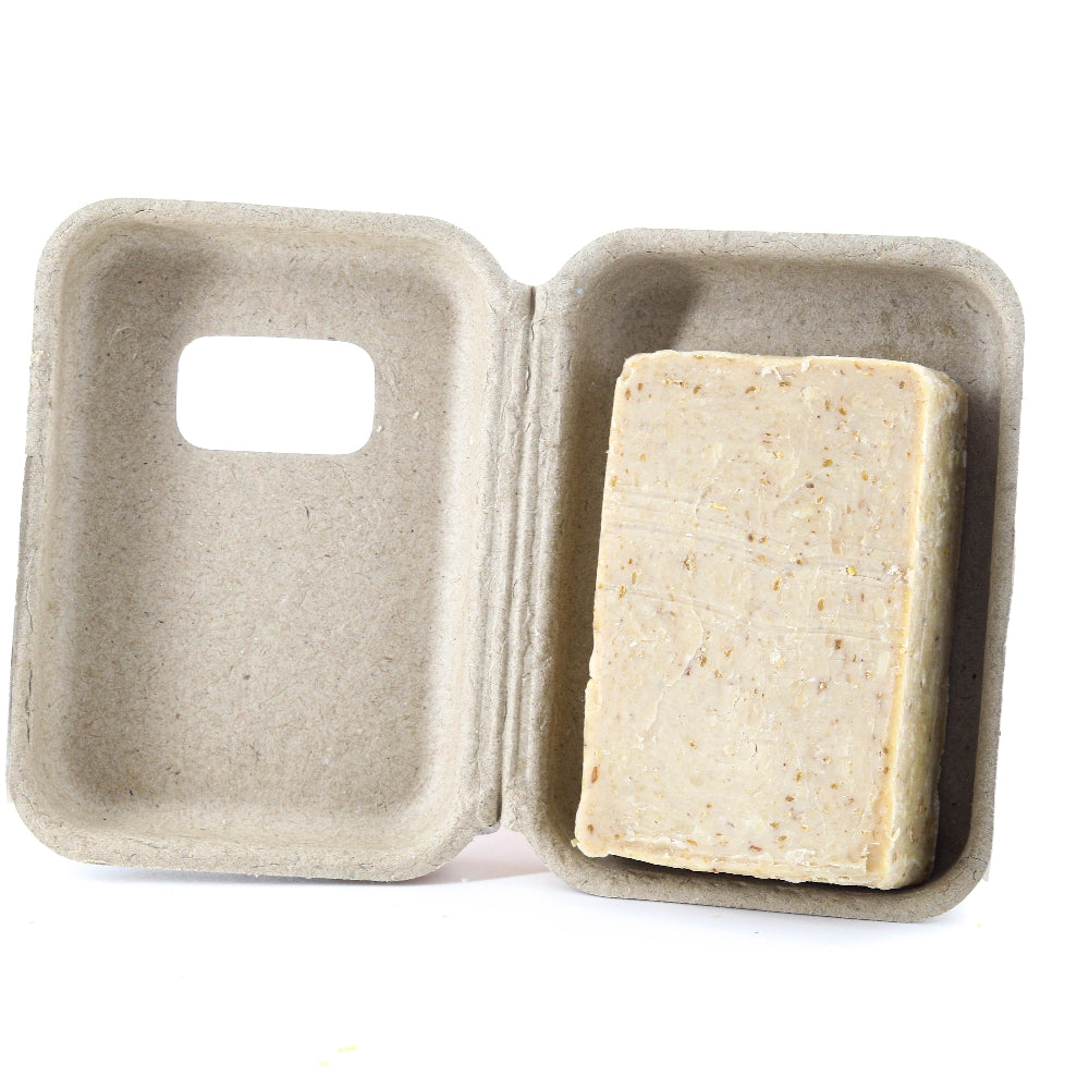 EMBALLAGE DE GOMMAGE AU SAVON AU SÉSAME EN CARTON RECYCLÉ