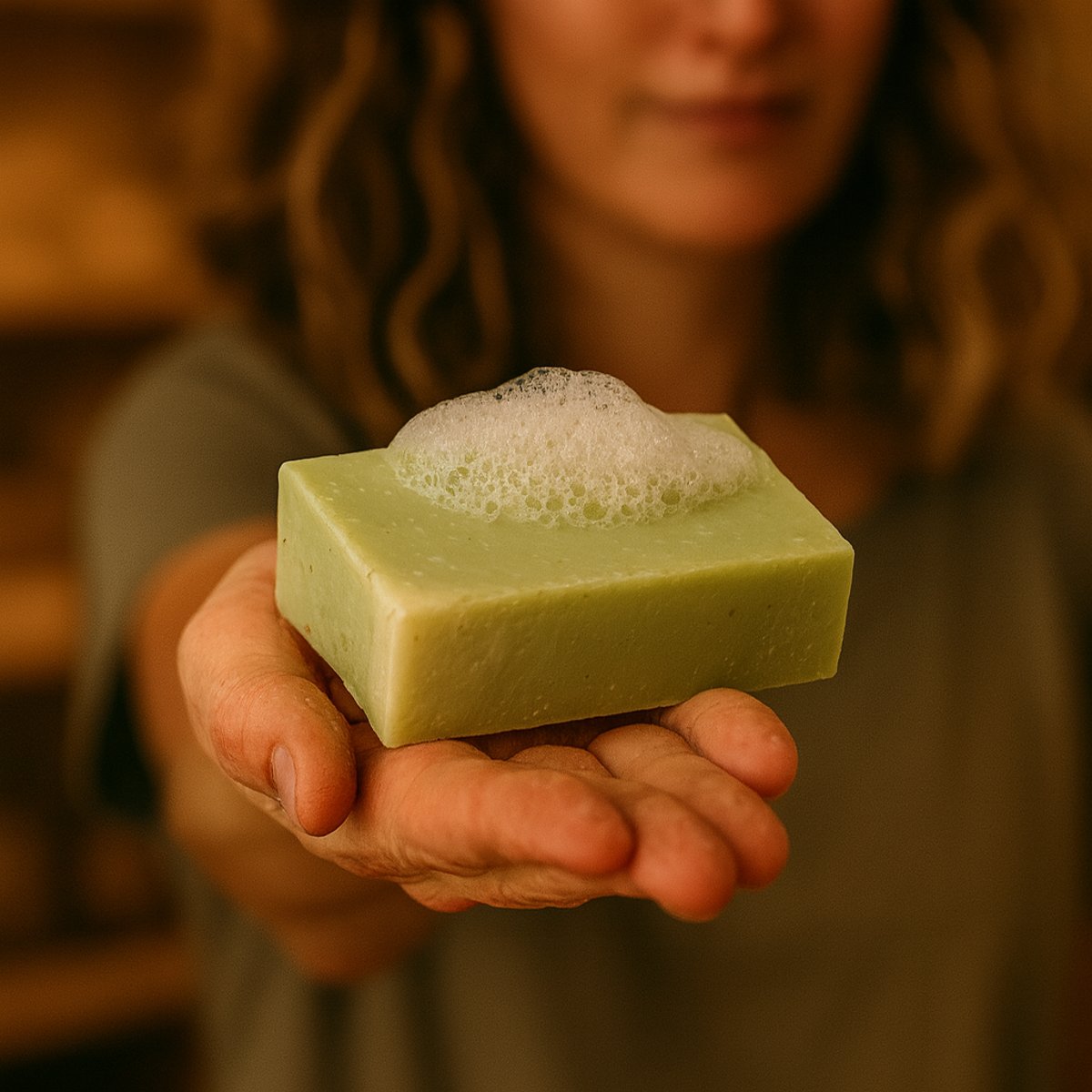 SAVON ARTISANAL AU MUSC BLANC