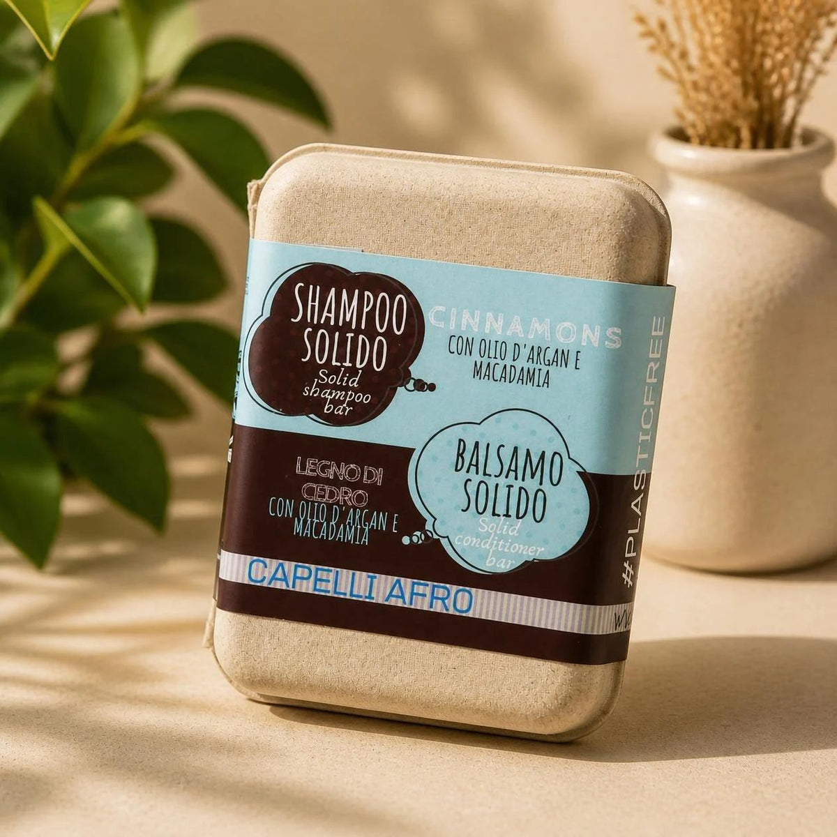 Pack Combo Shampoing et Après-shampoing Solides pour Cheveux Africains