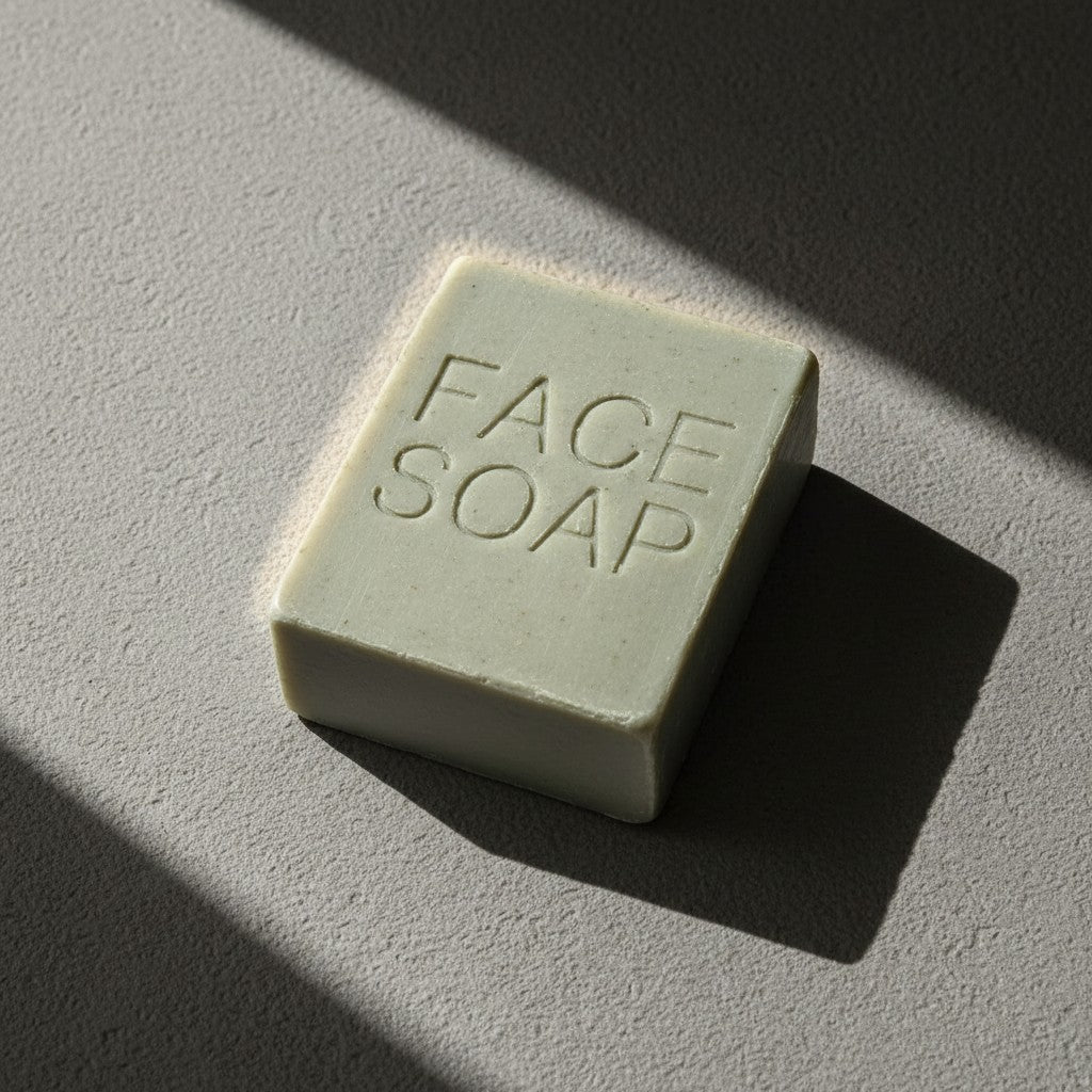 LATTE DETERGENTE SOLIDO PER PELLI SENSIBILI 50 g CON SPUGNA MARINA - Packaging in cartoncino riciclabile