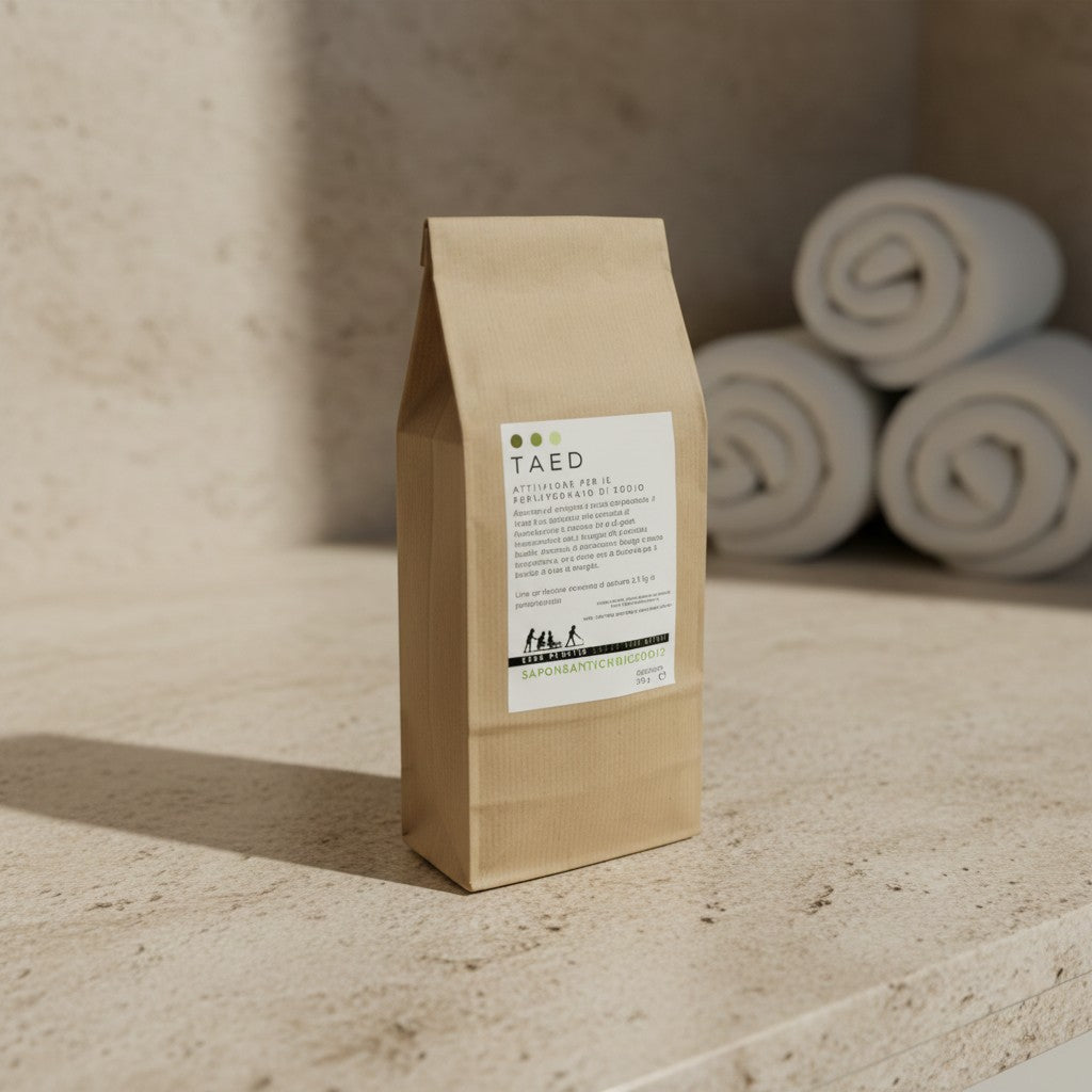 TAED PURO 700 g IN SACCHETTO DI CARTA ECOLOGICO PER ATTIVAZIONE DEL PERCARBONATO E PULIZIA ECOLOGICA