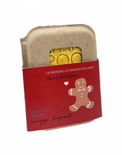 SHAMPOO SOLIDO DI NATALE LAVAGGI FREQUENTI AL THE NERO E BERGAMOTTO