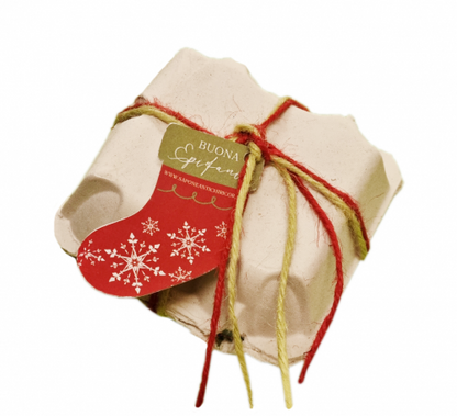 GIFT PACK OF 4 EGG BATH BOMBS FOR CHRISTMAS AND EPIPHANY