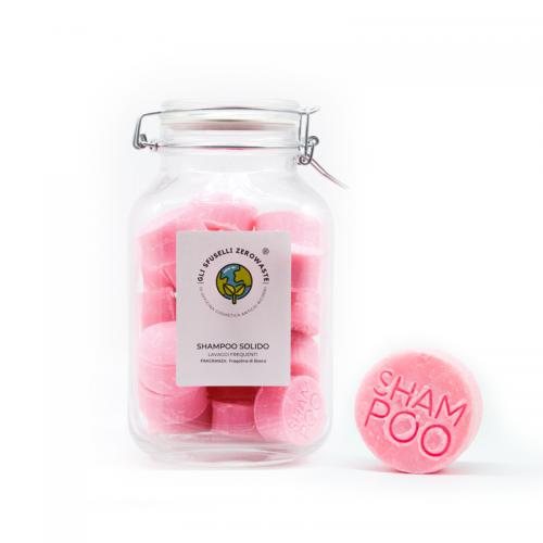 EXPO Gli Sfuselli® - SHAMPOOING SOLIDE À LA FRAISE