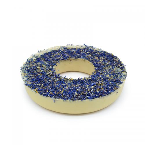 CIAMBELLA DI SAPONE ARTIGIANALE BLUE CORNFLOWER
