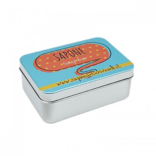 LATTA PORTA-SAPONE IN ALLUMINIO