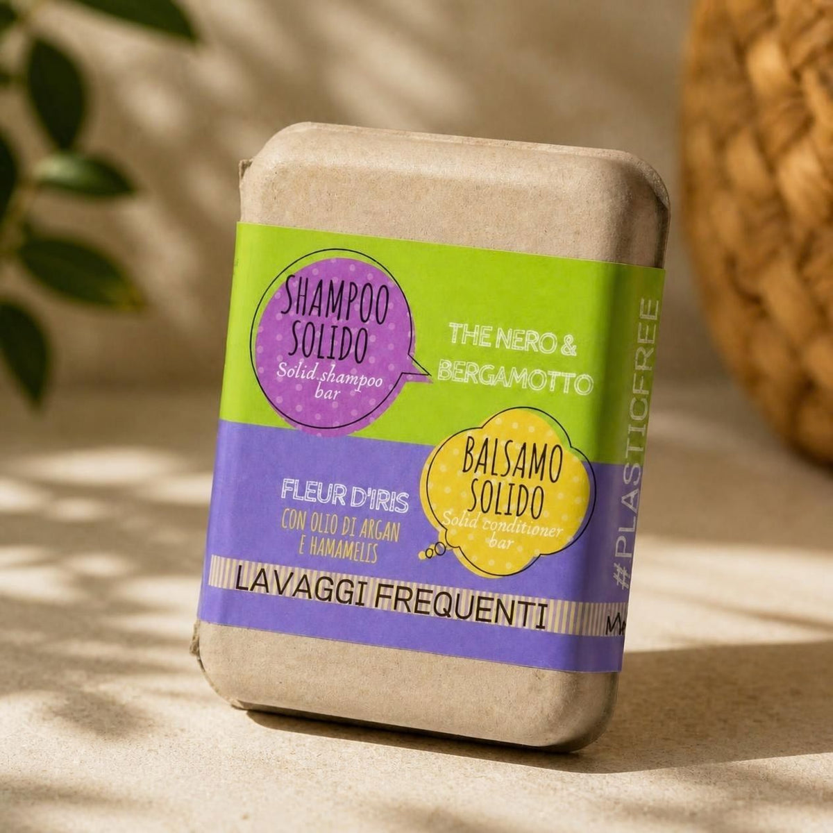 COMBO PACK SOLID SHAMPOO AND CONDITIONER FOR FREQUENT WASHING