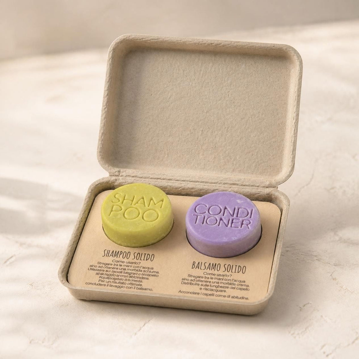 COMBO PACK SOLID SHAMPOO AND CONDITIONER FOR FREQUENT WASHING
