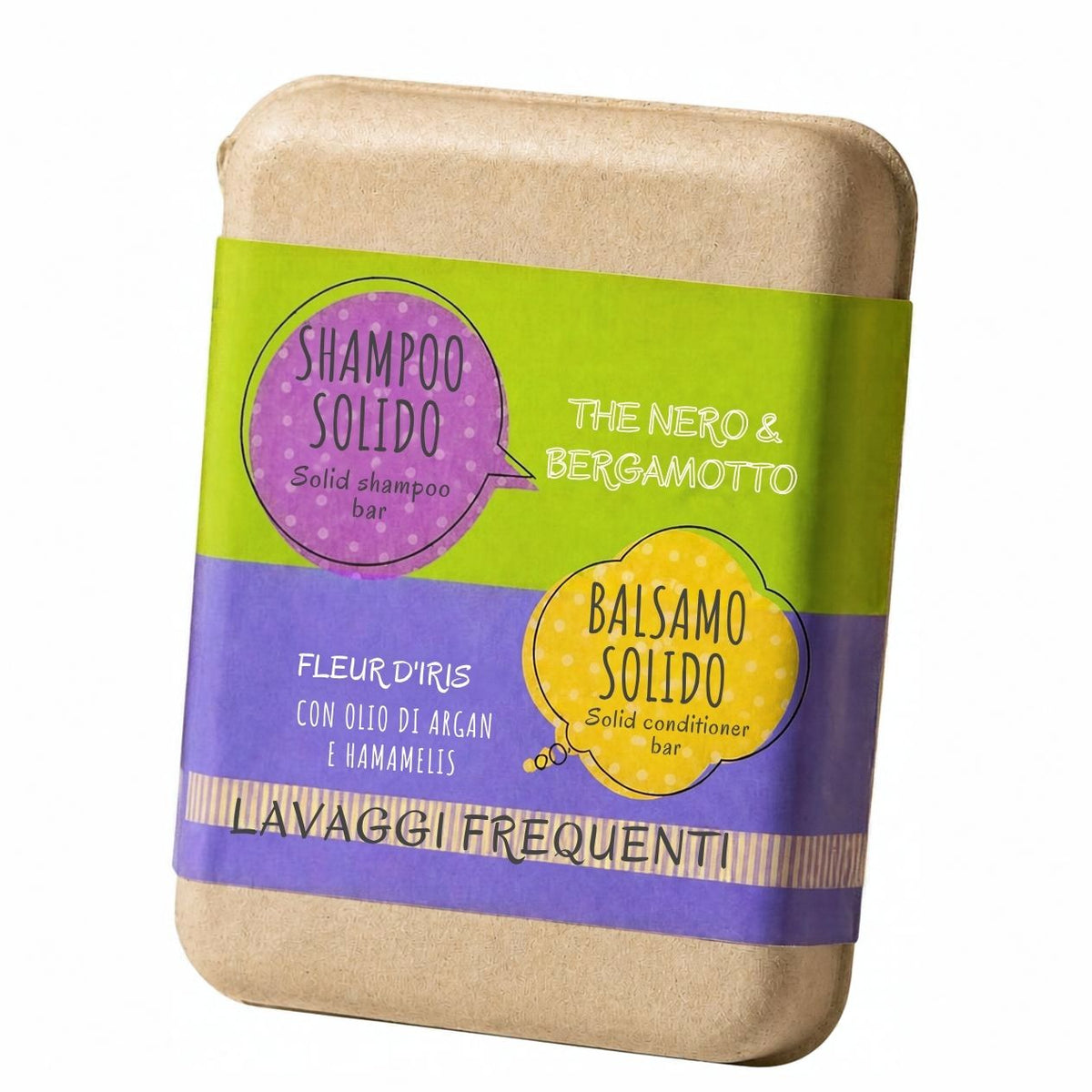 COMBO PACK SOLID SHAMPOO AND CONDITIONER FOR FREQUENT WASHING