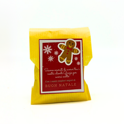 SACCHETTINO REGALO CON SAPONETTA FRAGRANZA ASSORTITA - grazie per averci scelto