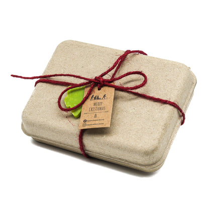 CHRISTMAS PACKAGE: WITH PINE AND STAR SOAP FRAGRANCE OF BLACK TEA, BERGAMOT AND SANDALWOOD