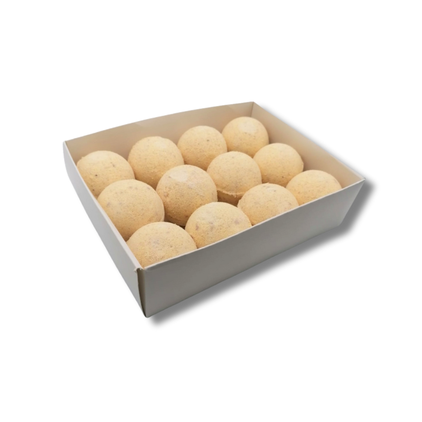 CONFEZIONE 12 BOMBE DA BAGNO - Cocco e noci di macadamia