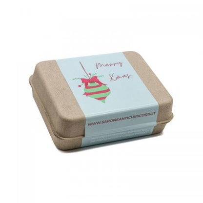 COFFRET CADEAU SAINT-VALENTIN : SHAMPOING SOLIDE THÉ NOIR ET BERGAMOTE + SAVON ARTISANAL ORANGE ET CANNELLE