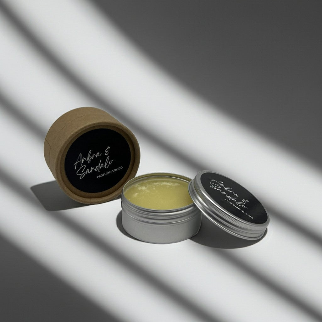 PROFUMO SOLIDO AMBRA E SANDALO - 50ml