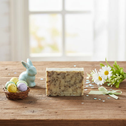 IDEA REGALO PASQUA  SAPONE MENTA PIPERITA IN CARTONE RICICLATO