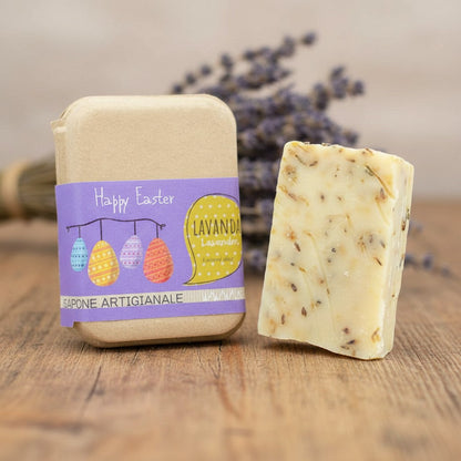 IDÉE CADEAU DE PÂQUES : SAVON À LA LAVANDE EN CARTON RECYCLÉ