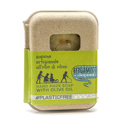 EMBALLAGE DE SAVON À LA BERGAMOTE EN CARTON RECYCLÉ