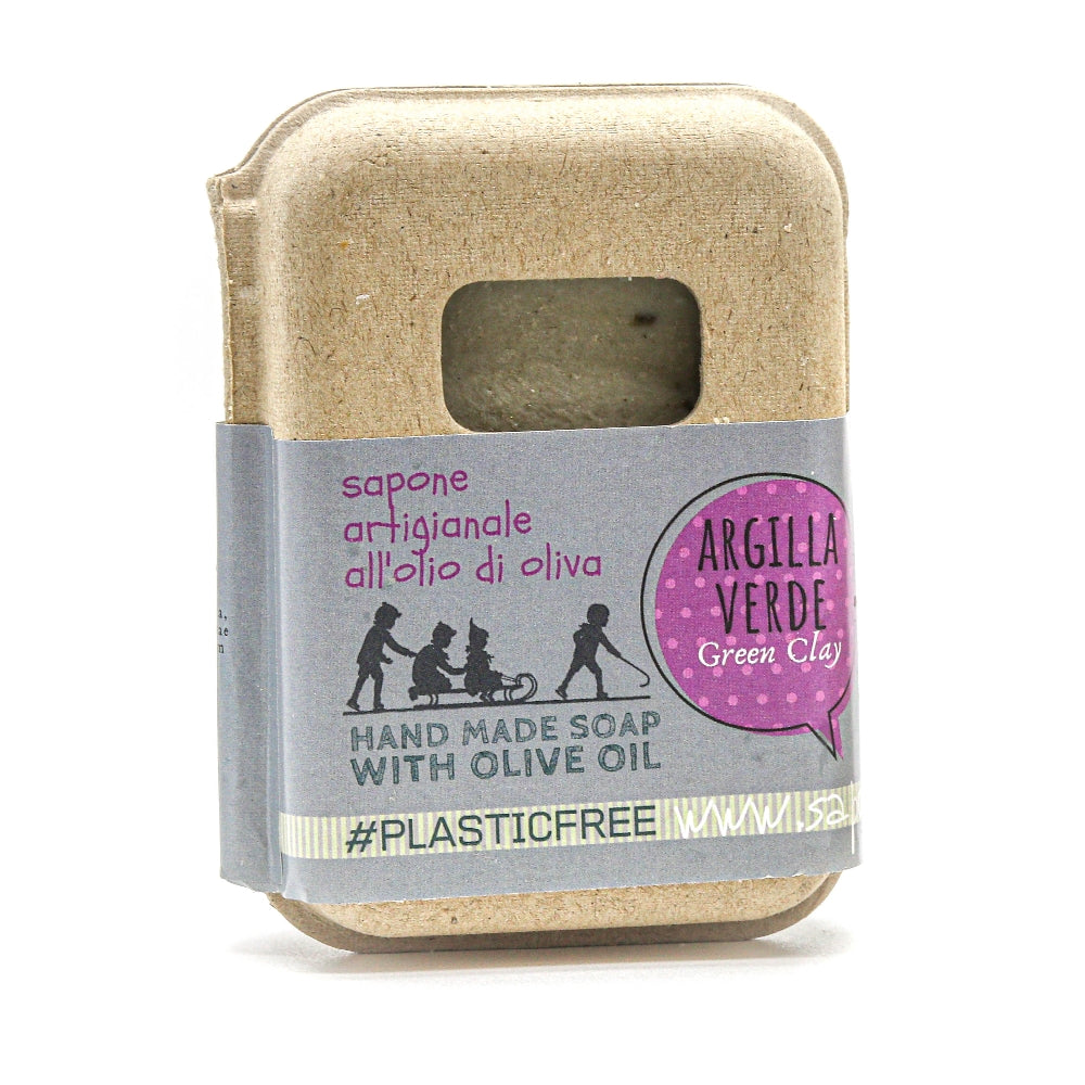 EMBALLAGE DE SAVON À L'ARGILE EN CARTON RECYCLÉ