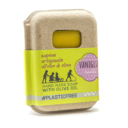 VANILLA SOAP PACKAGING IN RECYCLED CARDBOARD