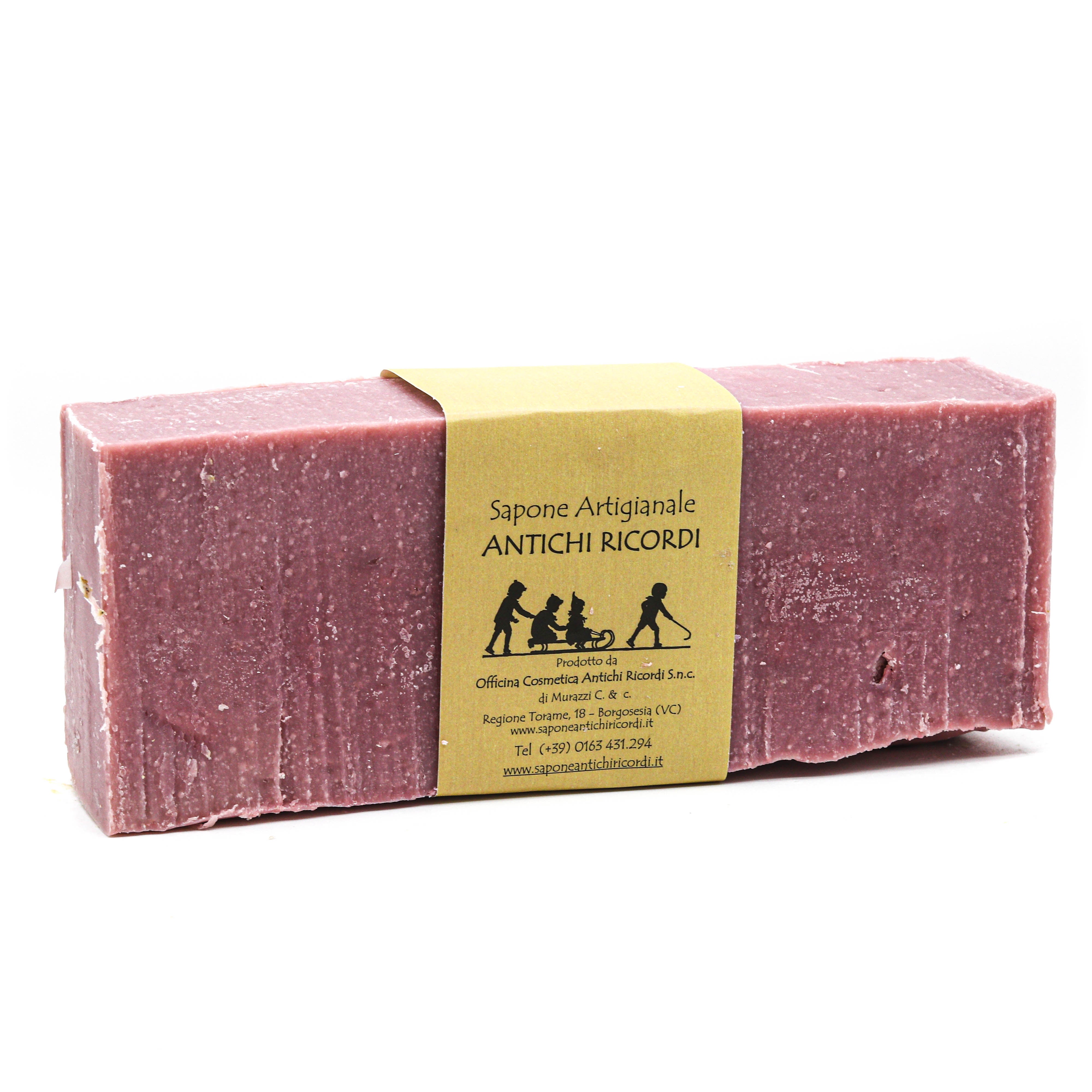 Pain de savon artisanal à la violette