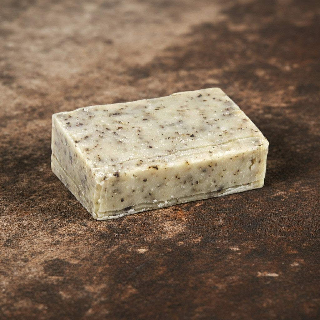 IDEA REGALO PASQUA  SAPONE MENTA PIPERITA IN CARTONE RICICLATO