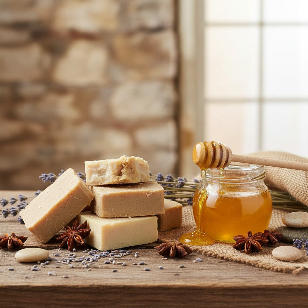 RITAGLI DI SAPONE AL MIELE