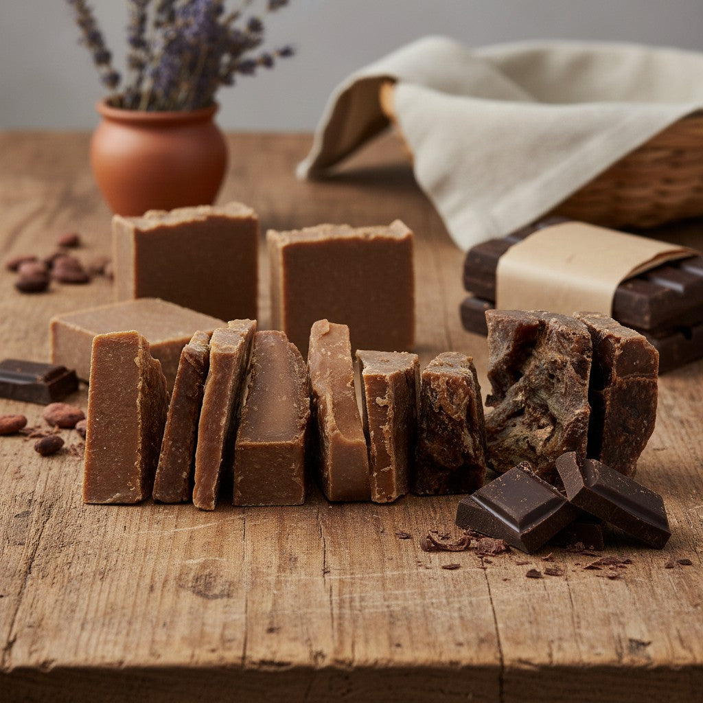 RITAGLI DI SAPONE AL CIOCCOLATO