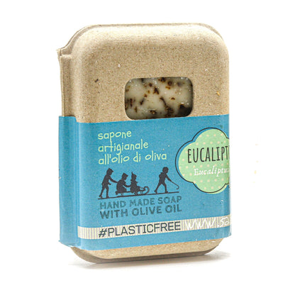 EMBALLAGE DE SAVON À L'EUCALYPTUS EN CARTON RECYCLÉ