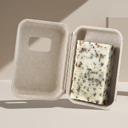 EMBALLAGE DE SAVON À L'EUCALYPTUS EN CARTON RECYCLÉ
