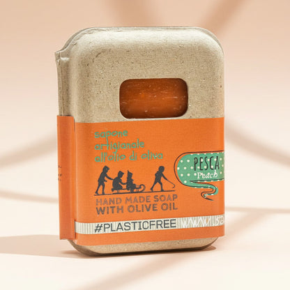 Emballage de savon à la pêche en carton recyclé