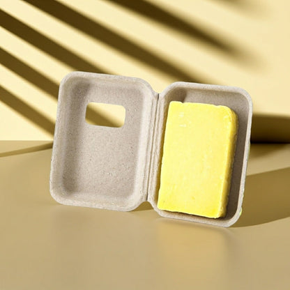 EMBALLAGE DE SAVON AU BOIS DE SANTAL EN CARTON RECYCLÉ