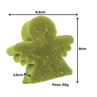 ANGEL-SHAPED BLACK TEA AND BERGAMOT SOAP, Gli Sfuselli® - Maxi